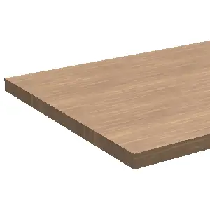 Edge Detail Wood Grain Laminate worksurface