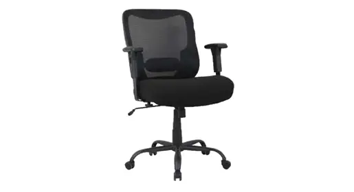New OFD CUSH Big & Tall executive chair available at Office Furniture Connection – oversized 400 lb capacity with thick padded seat, breathable mesh back, 4-way adjustable arms, and knee-tilt mechanism.