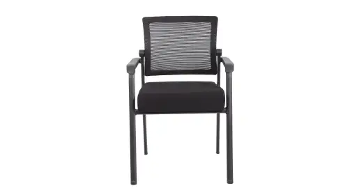 Boss Mesh guest chair at Office Furniture Connection – contemporary breathable mesh-back side chair, perfect for stylish office lobbies and public areas.