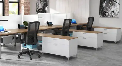 remanufactured office furniture Benching